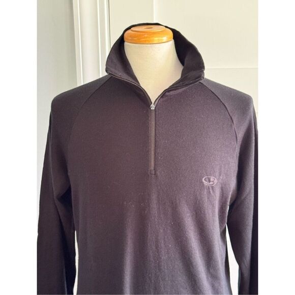 Icebreaker Bodyfit 260 1.4 Merino Wool Pullover. Size XL. Black. - Picture 2 of 8